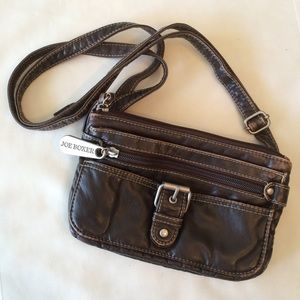 Joe Boxer small brown purse, lots of pockets!